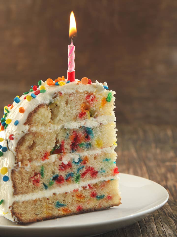 Birthday Cake Mini Hearth for wholesale by Warm Glow Candle Company