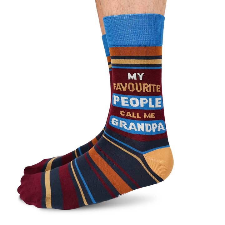 Favourite Grandpa Socks - M/L (Men) for wholesale by Uptown Sox