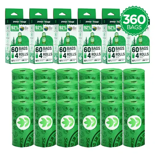 The Original Poop Bags® - Wholesale Pet Poop Bag - The Original Poop Bags® 92% Plants 60 Dog Waste Bags in Roll2