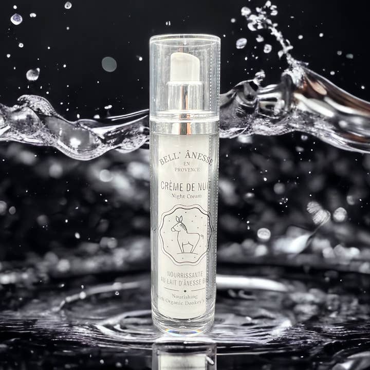 Økologisk natcreme med æselmælk 50 ml for engroshandel hos Bodensee Cosmetics