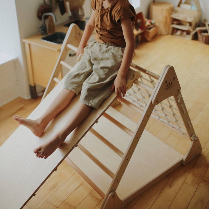 Kinderfeets, INC. - Wholesale Wood Toy - Kids - Pikler Ramp & Slide4