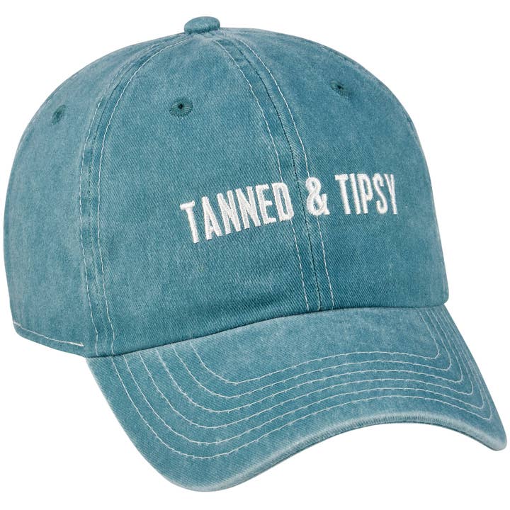 Tanned And Tipsy Baseball Cap for wholesale by Primitives by Kathy