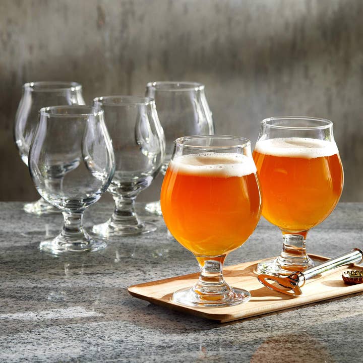 Libbey - Wholesale Beer Glass/Mug - Libbey Essentials Belgian Glass, 13oz, Set of 6