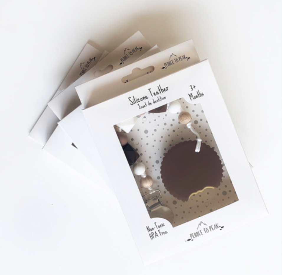 Pebble To Peak – wholesale Teether (not clip-on) – Baby – Peanut Butter Cup Treat Teether2