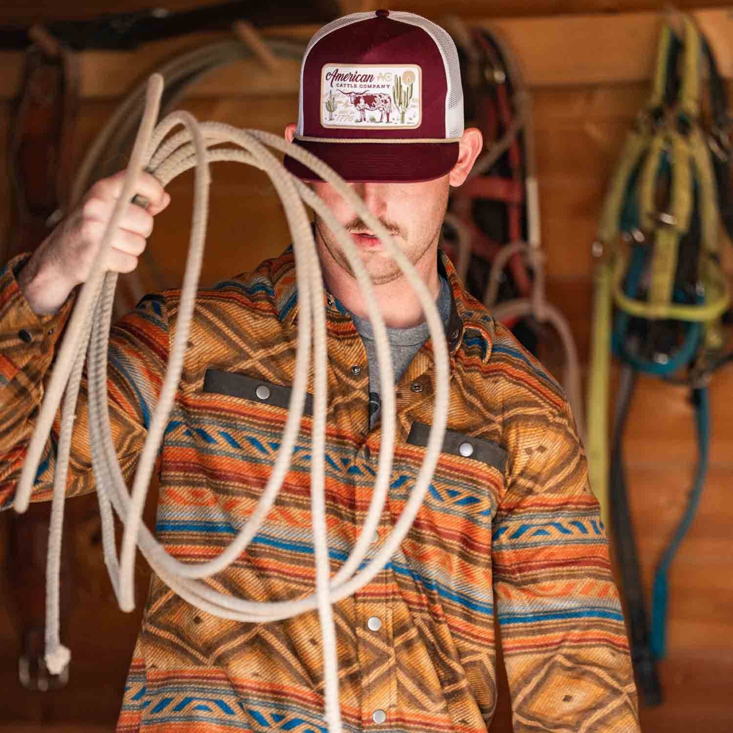 American Cattle Co - Wholesale Shirt Jacket/Shacket - Men's - Desperado Polar Fleece6