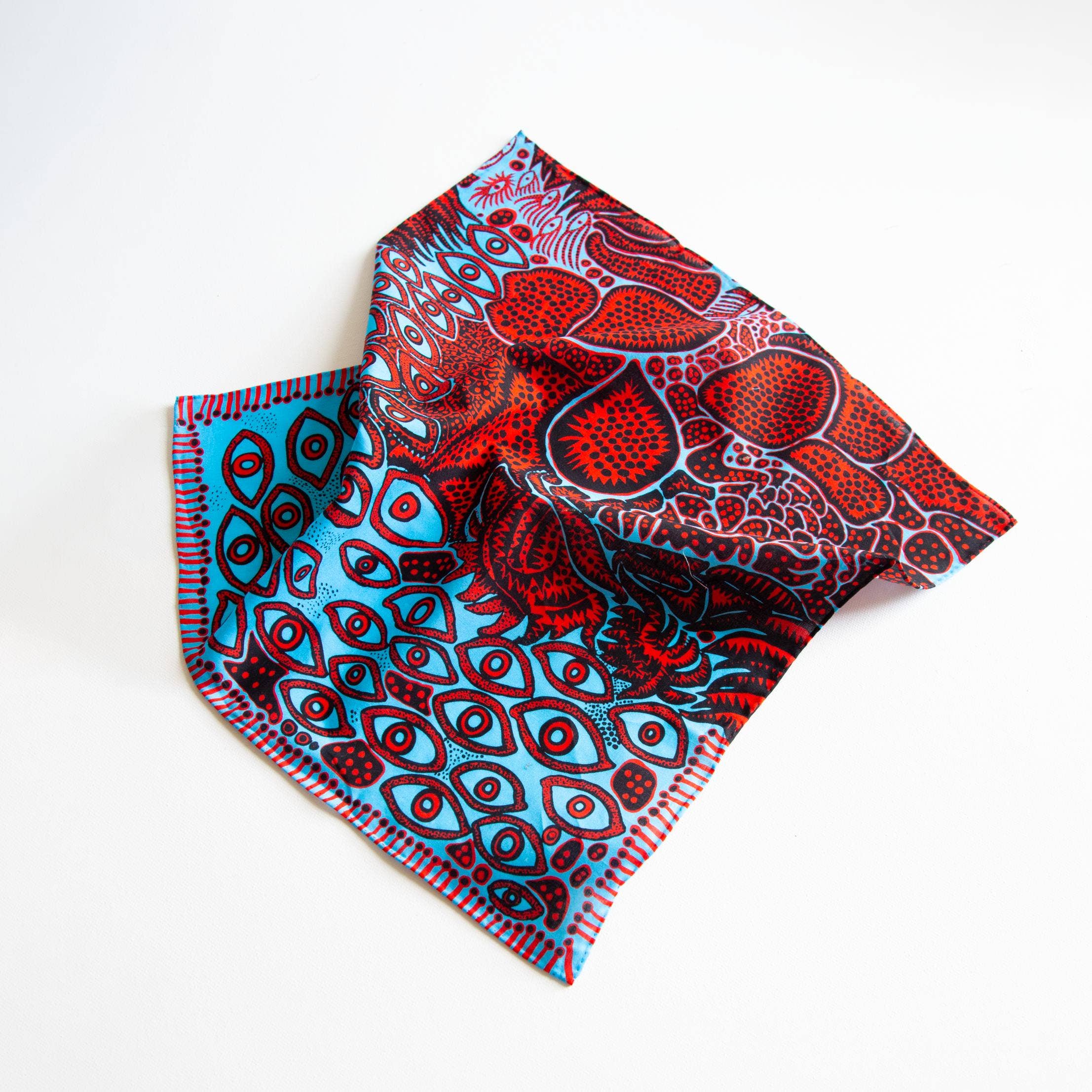 Third Drawer Down USA - Wholesale Handkerchief - Unisex - Eyes Of Mine Handkerchief x Yayoi Kusama0
