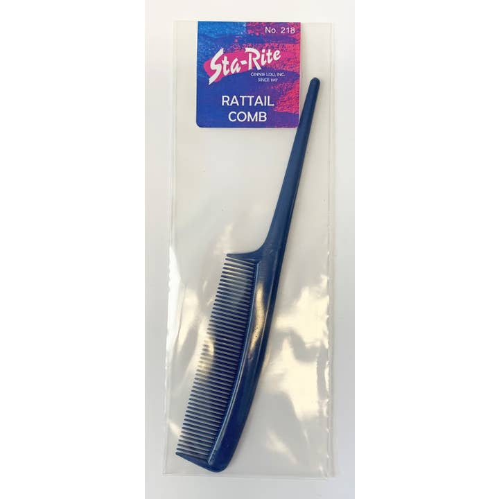Sta-Rite Ginnie Lou - Wholesale Hair Brush/Comb - Rattail Comb (7 1/2")1
