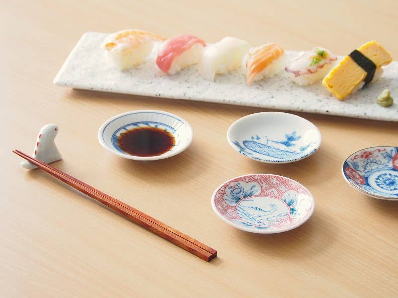 Sensui – wholesale Dinner plate – Japanese Dinosaur Small Plate4