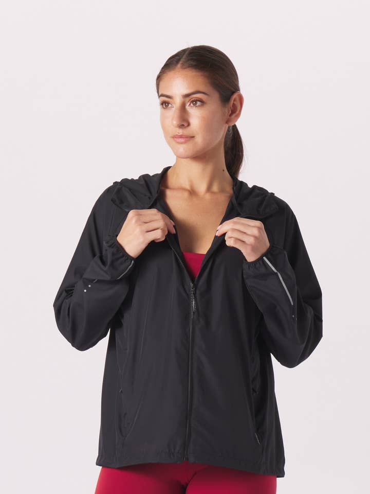 Trek Windbreaker: Black for wholesale by Glyder