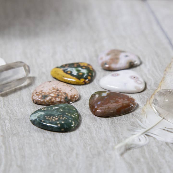 Rock Paradise - Wholesale Spiritual Stone/Crystal - Crystal Jasper Cabochon Triangle Shaped