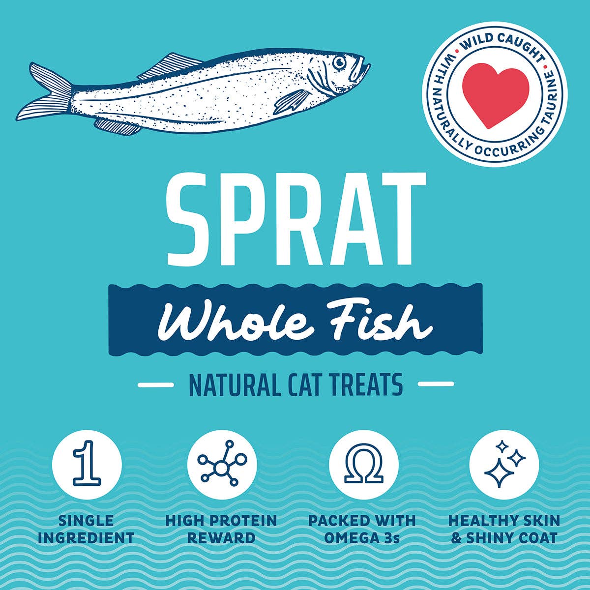 Icelandic+ - Wholesale Pet Treats - Cat - Sprat Whole Fish Cat Treats2