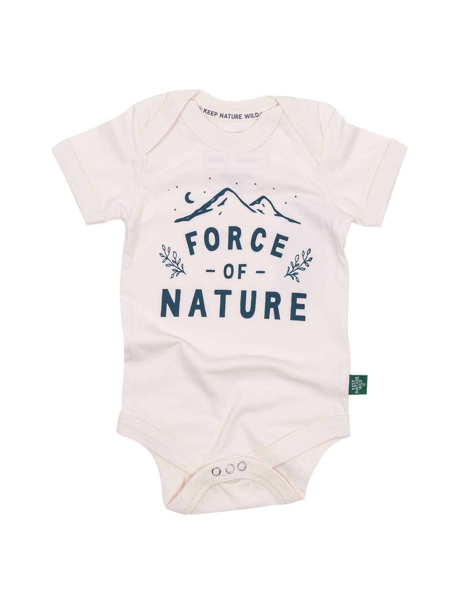 Keep Nature Wild - Wholesale Bodysuit (Non-Footed) - Baby - Force of Nature Baby Bodysuit | Natural1
