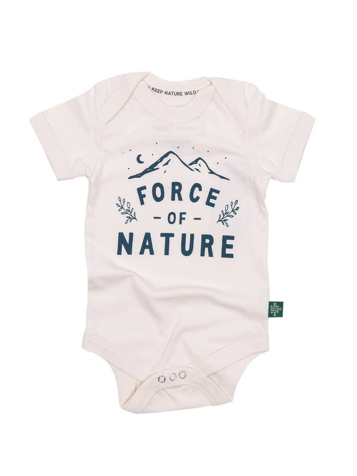 Keep Nature Wild - Wholesale Bodysuit (Non-Footed) - Baby - Force of Nature Baby Bodysuit | Natural1