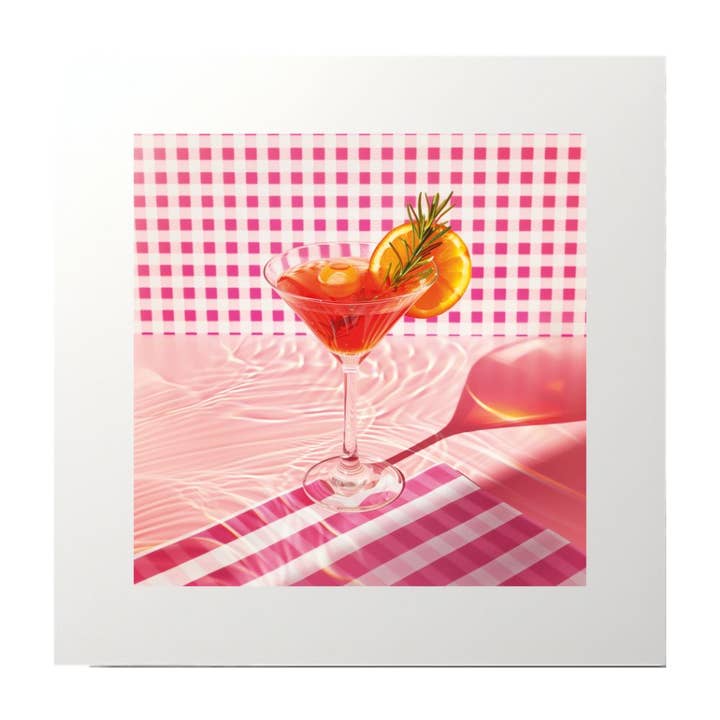 Impression artistique Martini Cocktail pour la vente par Artificial Ink