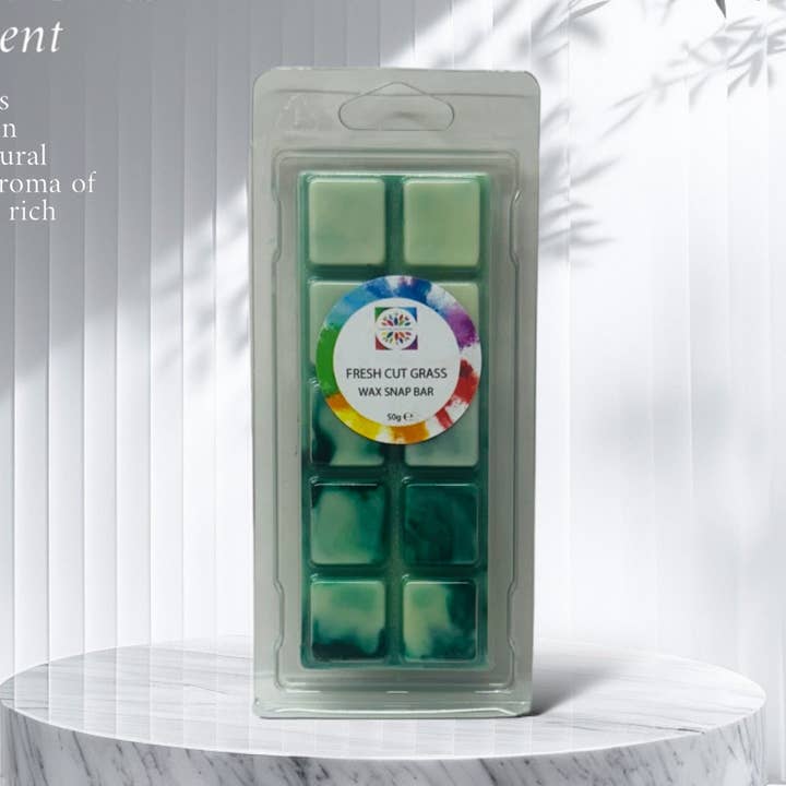 Fresh Cut Grass Wax Snap Bar for wholesale by Scent and Colour Boutique