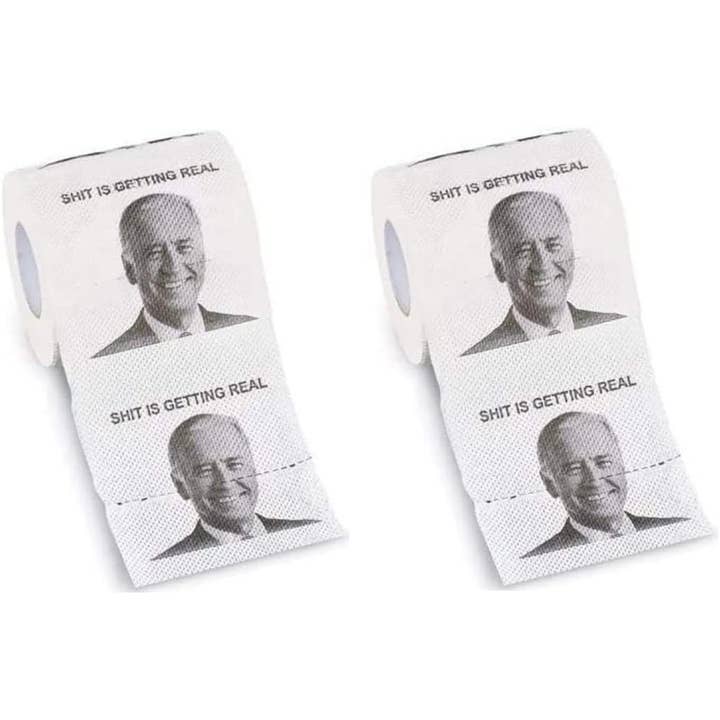 Papier toilette amusant (Joe Biden Funny), paquet de 2 pour la vente par Lemonsoda