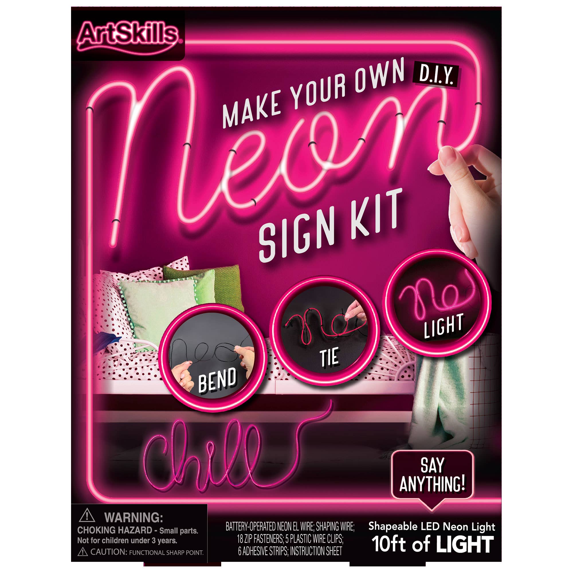 ArtSkills - Wholesale DIY Craft Kit - Kids - DIY Neon Sign Kit0