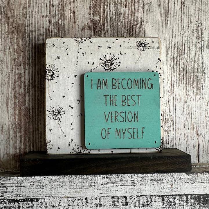 Beste Version Löwenzahn Lasergraviertes Bauernhausschild für den Großhandel von 316 Legacy LLC