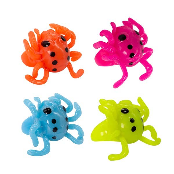 Windy City Novelties - Wholesale Party Favor - 24ct LED Spider Halloween Jelly Rings 2