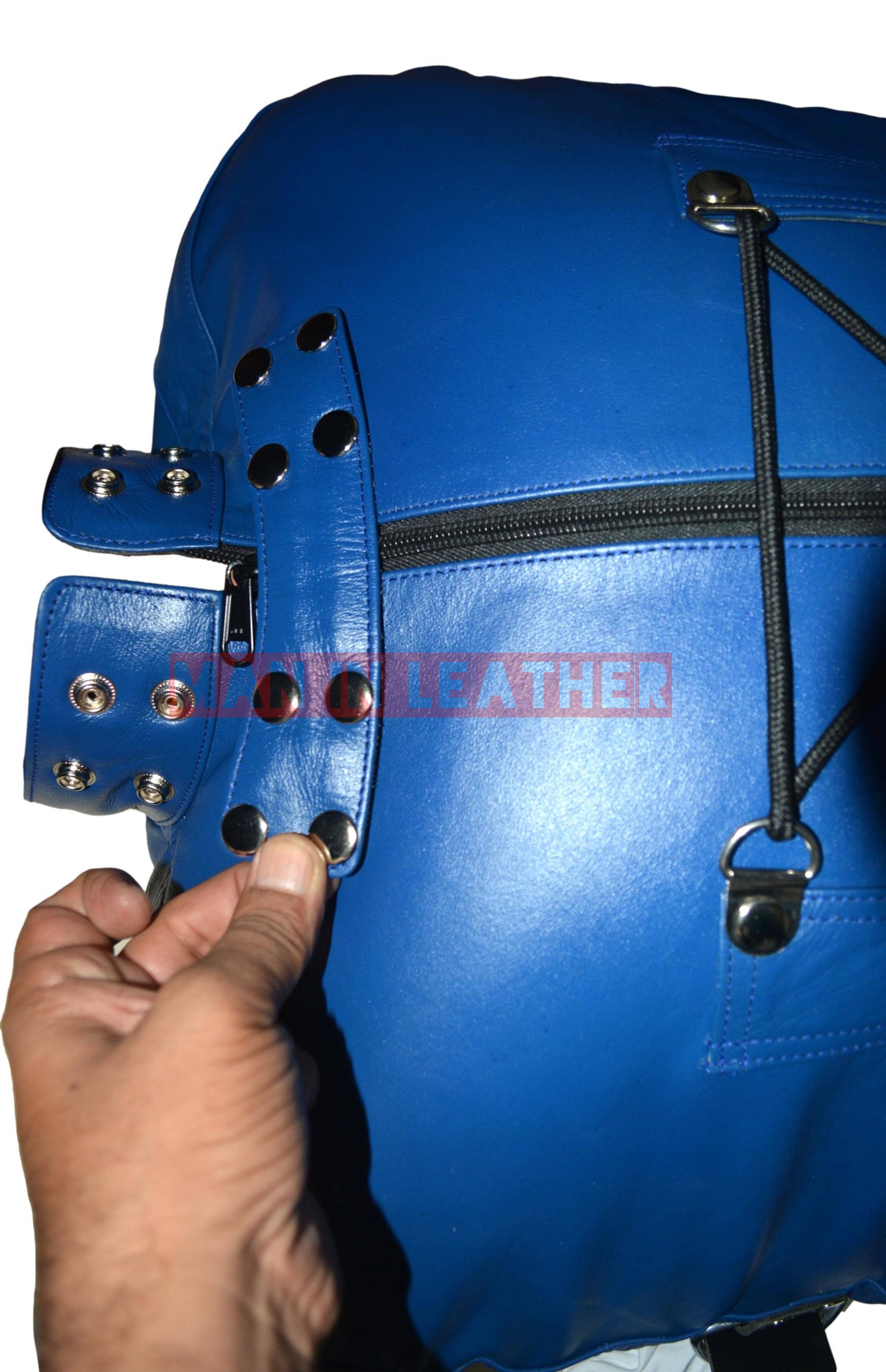 Meninleather - Vendita all'ingrosso Sacco nanna - Neonati - Borsa bondage Sacco a pelo in vera pelle di mucca con restrizioni Sacco a pelo in pelle premium14