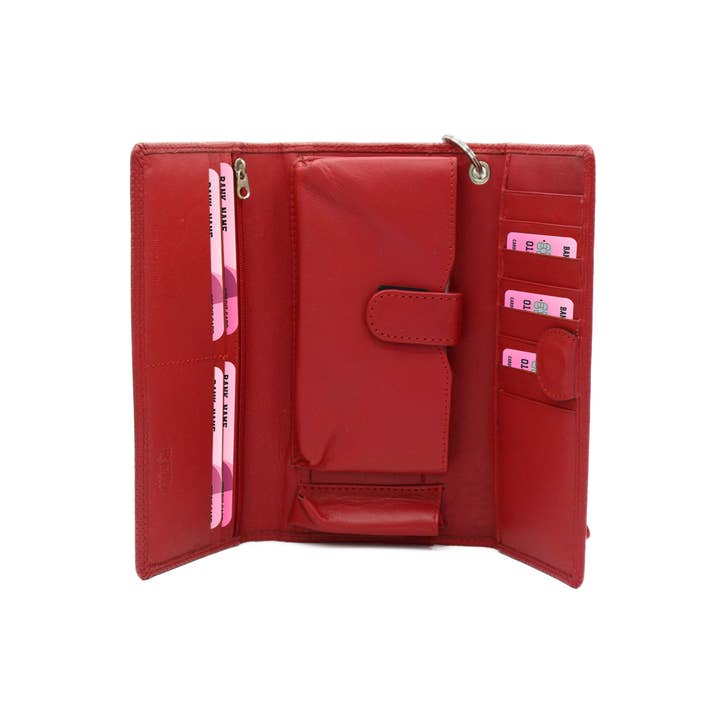 Zerimar 1942 - Wholesale Wallet - Women's - Zerimar Cartera de Piel Mujer | Cartera de Mano 21x10 cms2