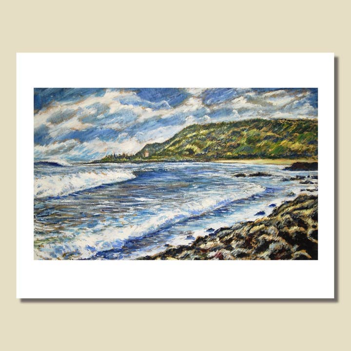 "Waimea, O'ahu" Print - Art by Keale Comstock for wholesale by Revel Sun Hawai'i