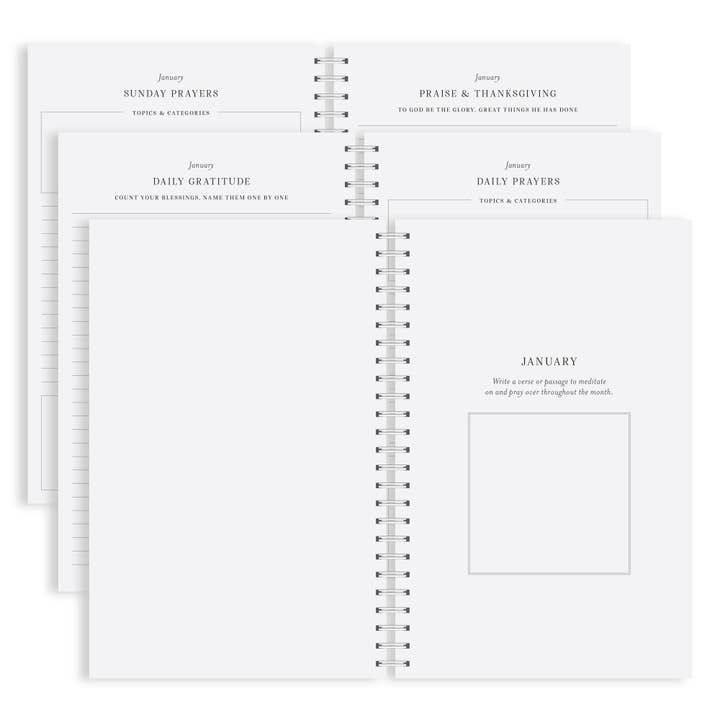 Muscadine Press - Wholesale Journal/Diary - Yearly Prayer Journal, Rose Garden4