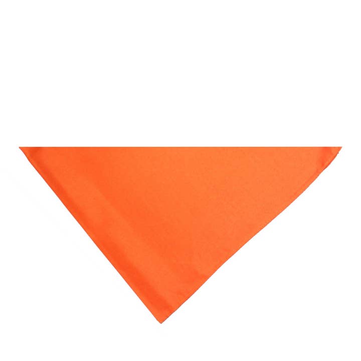 Bandanas Wholesale - Wholesale Bandana - Unisex - Pack of 9 Triangle Cotton Bandanas - Solid Colors and Polyester - 30 in x 20 in x 20 in