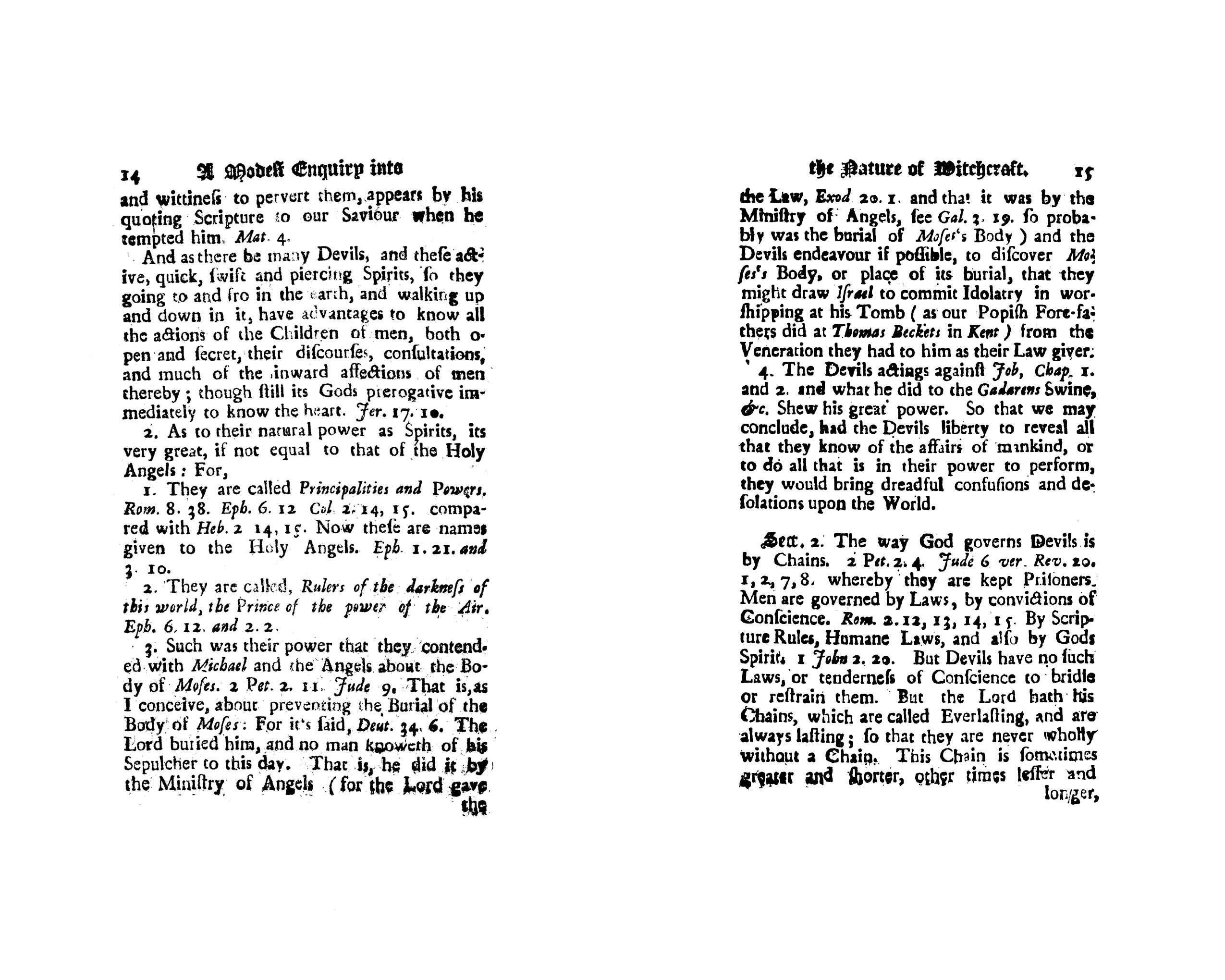 Applewood Books - Wholesale History & Geography - A Modest Enquiry into the Nature of Witchcraft1