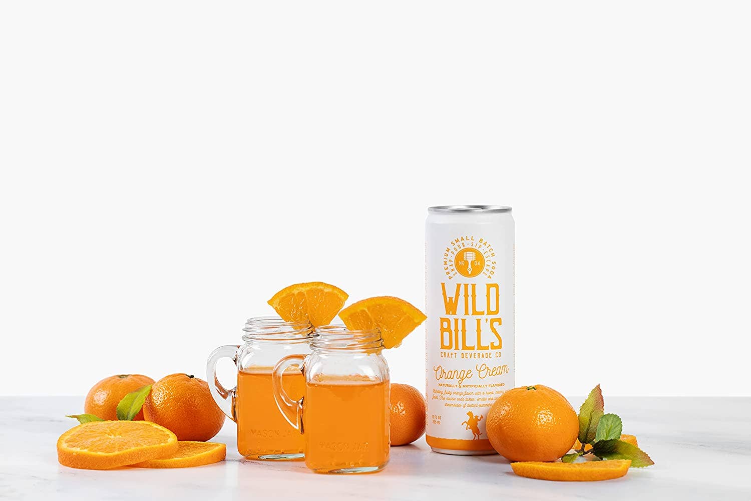 Wild Bill’s Craft Beverage Co. - Wholesale Soda/Carbonated Drink - Orange Cream - Premium Cane Sugar Soda, 12-Pack, Cans2