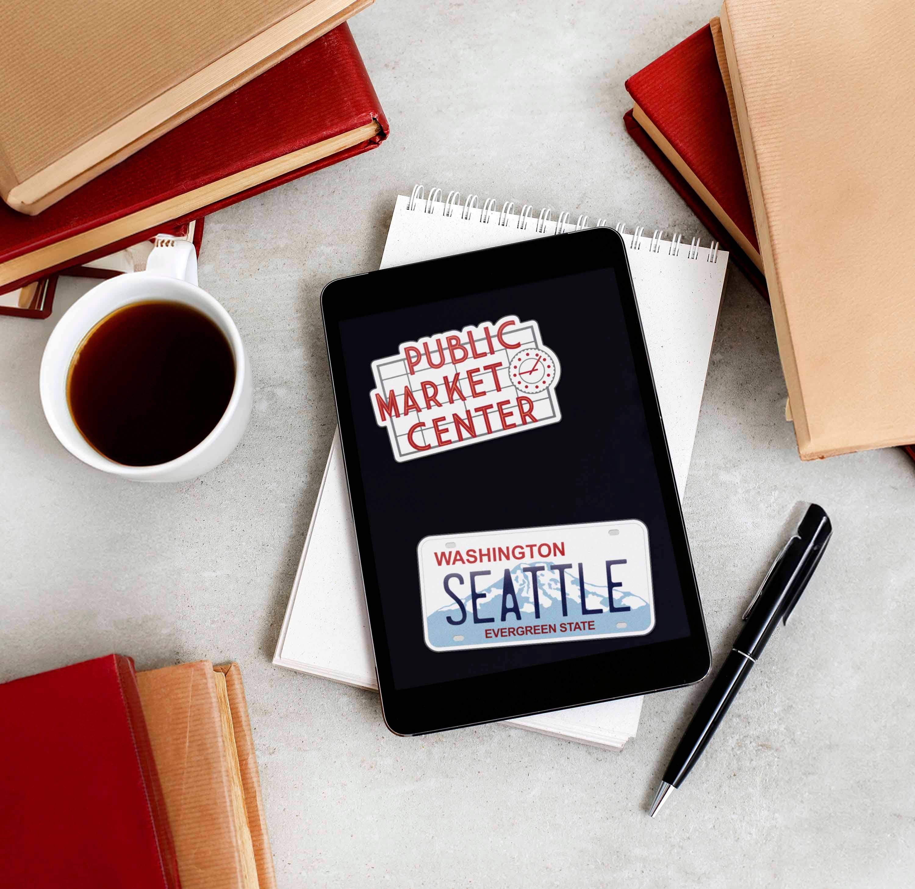 Sentinel Supply - Wholesale Sticker - Pikes Place Public Market Seattle Sticker8