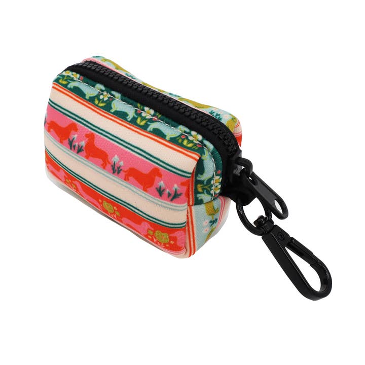 Pablo & Co. Boutique - Wholesale Pet poo bag dispenser - The Blooming Dachshund: Poop Bag Holder1