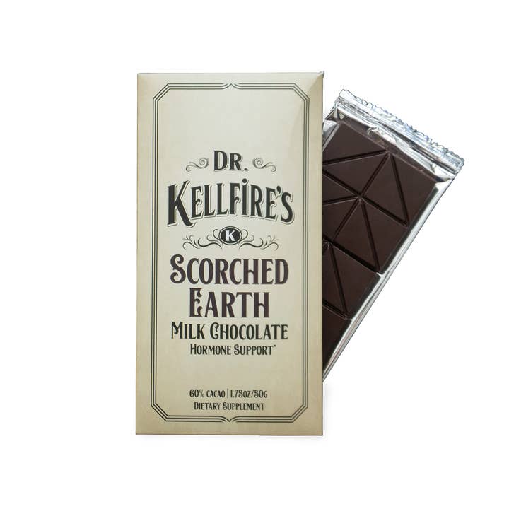 Dr. KellFire - Wholesale Chocolate Bar - PMS Relief Chocolate Bar - Period & Hormone Support0