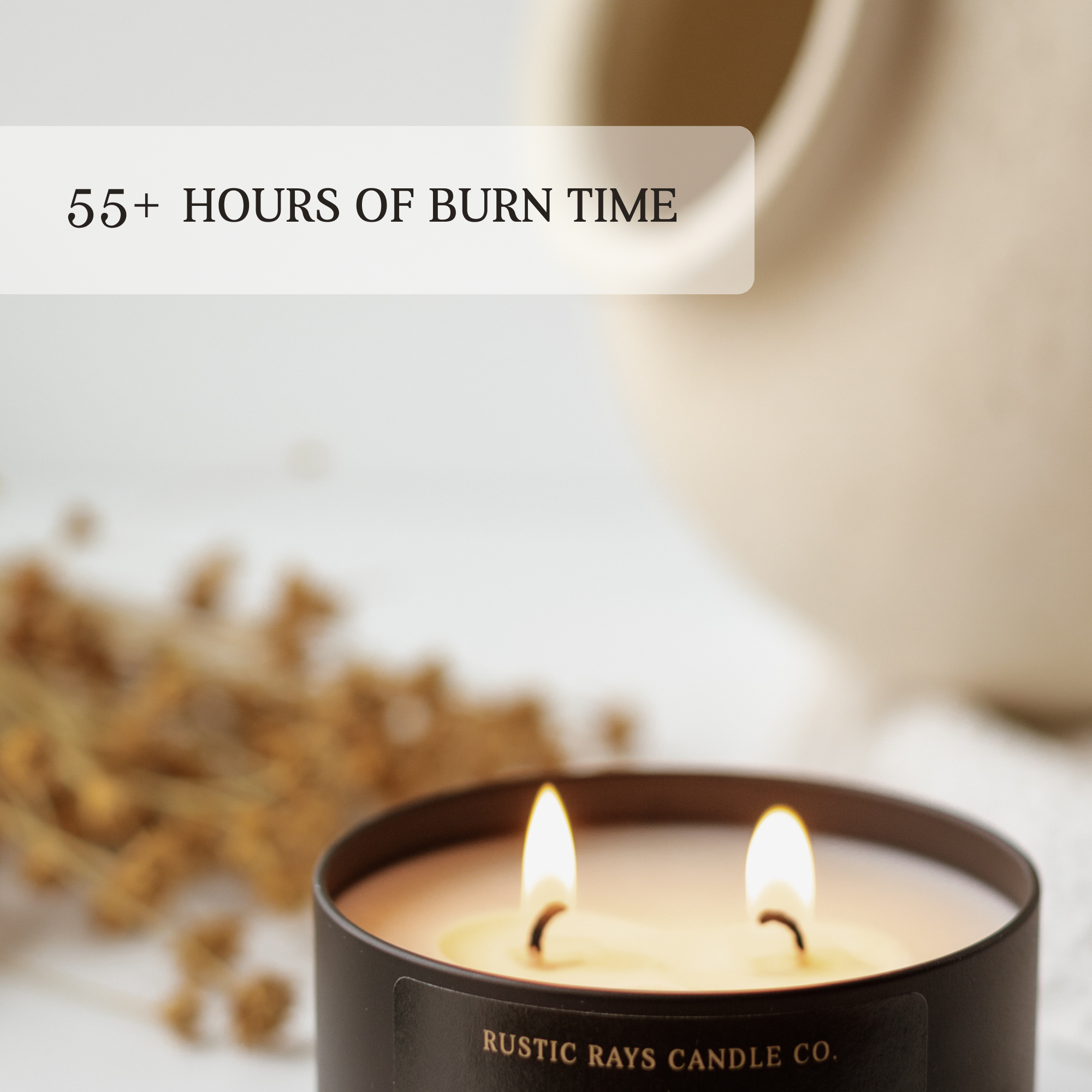 Rustic Rays Candle Co. - Wholesale Jar/Filled Candle - Santorini Drift 12 oz Soy Candle - Spring Home Decor - NEW3