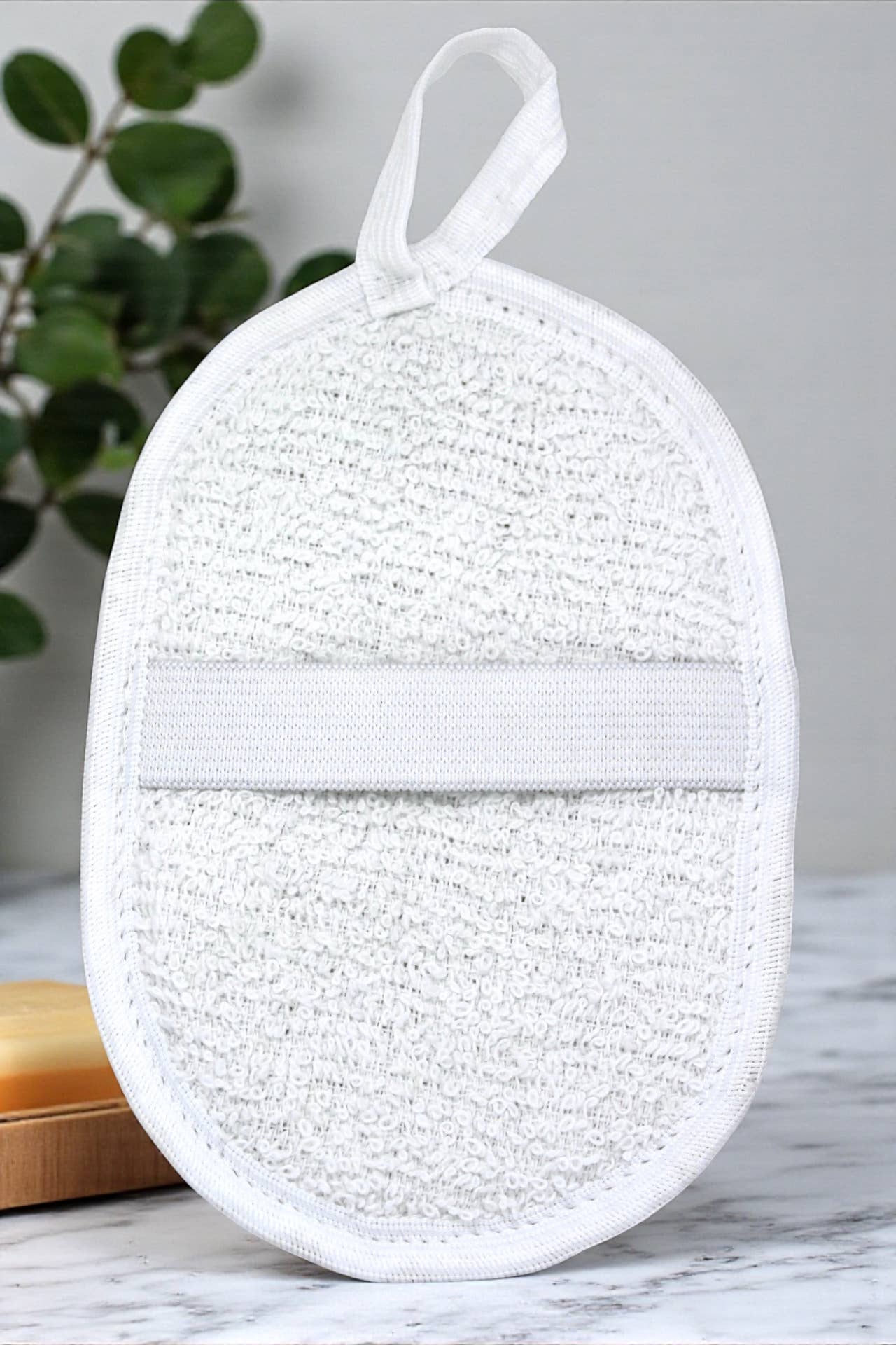 Luna Azul Co - Wholesale Loofah - Loofah Oval Pad2