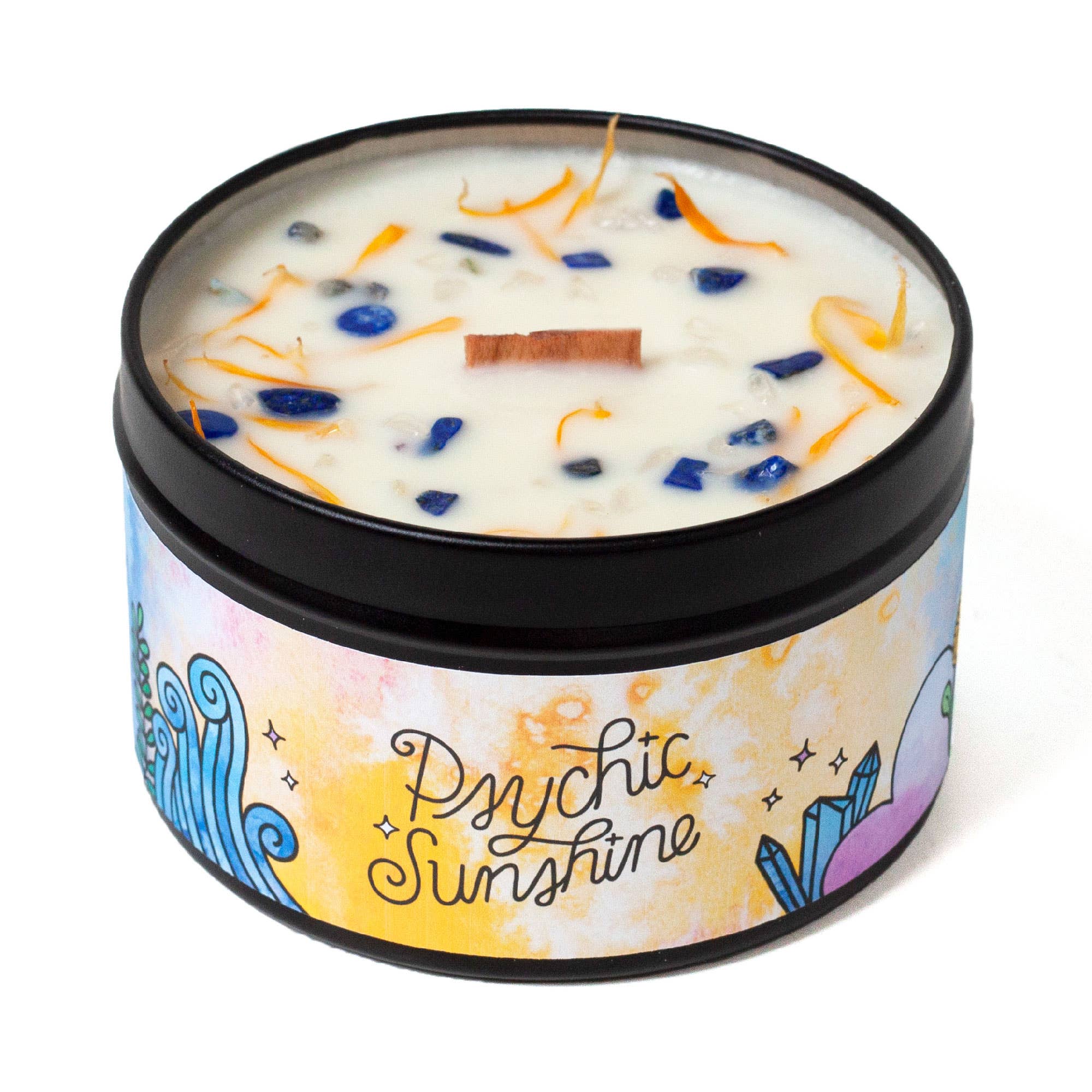 Rachel Beyer - Wholesale Travel Candles - Psychic Sunshine Magic Aromatherapy Candle - Citrus & Cedar10