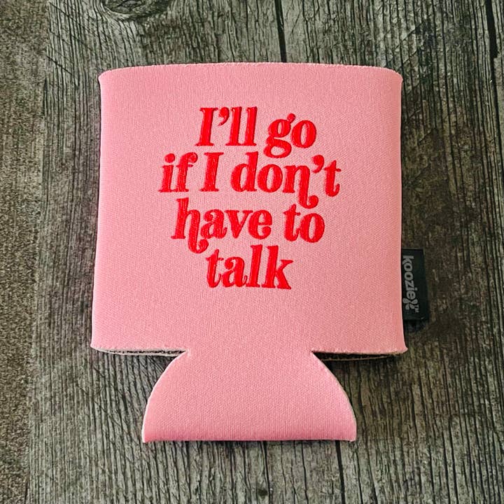 The Silver Spider – wholesale Drink huggers & koozies – I’ll go if I don’t have to talk Koozie beer can coolie