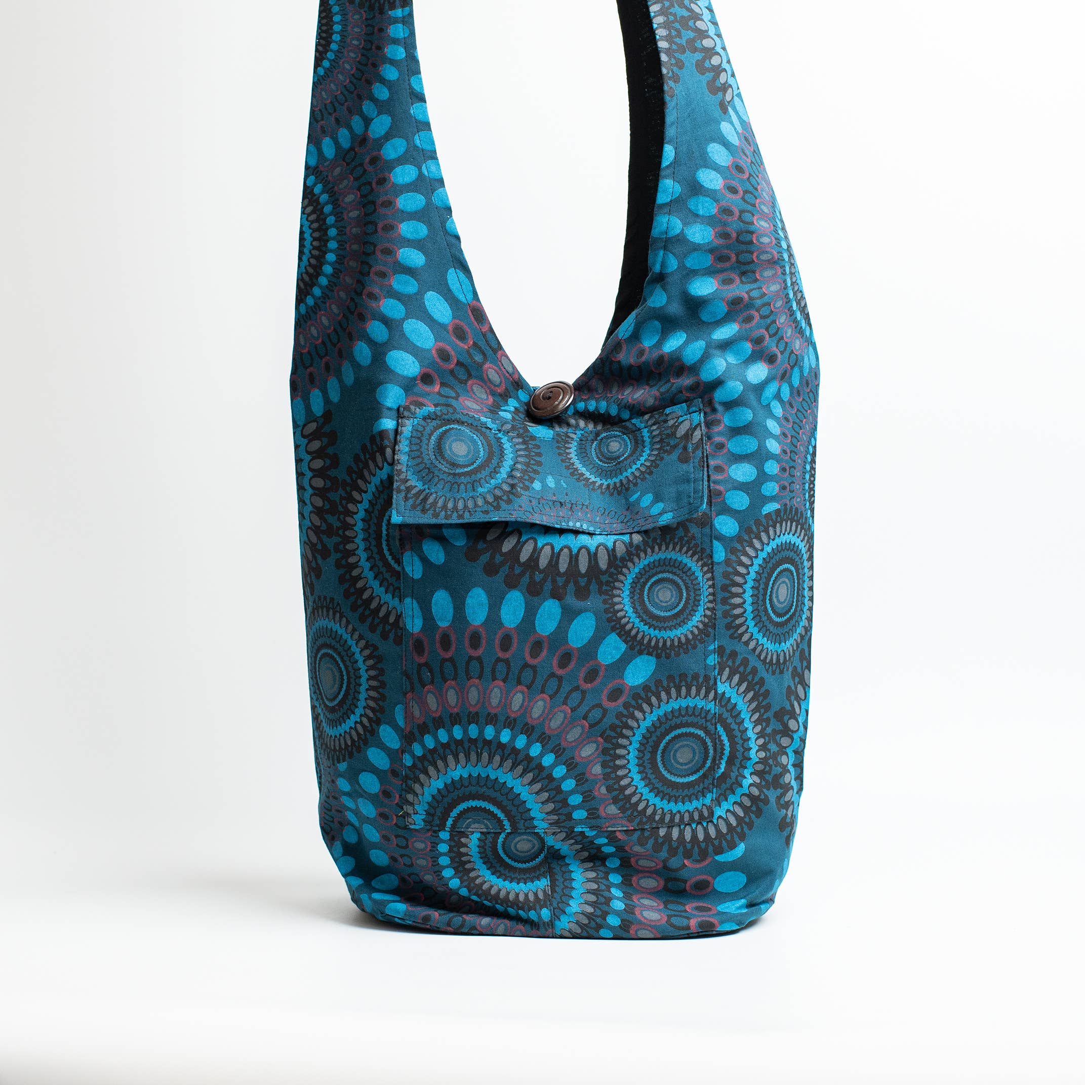 ART HIMALAYAN TRADING LTD - Wholesale Grocery/Shopping Bag - Boho Festival Tote Pure Cotton Grocery bag Travel Yoga Bag4