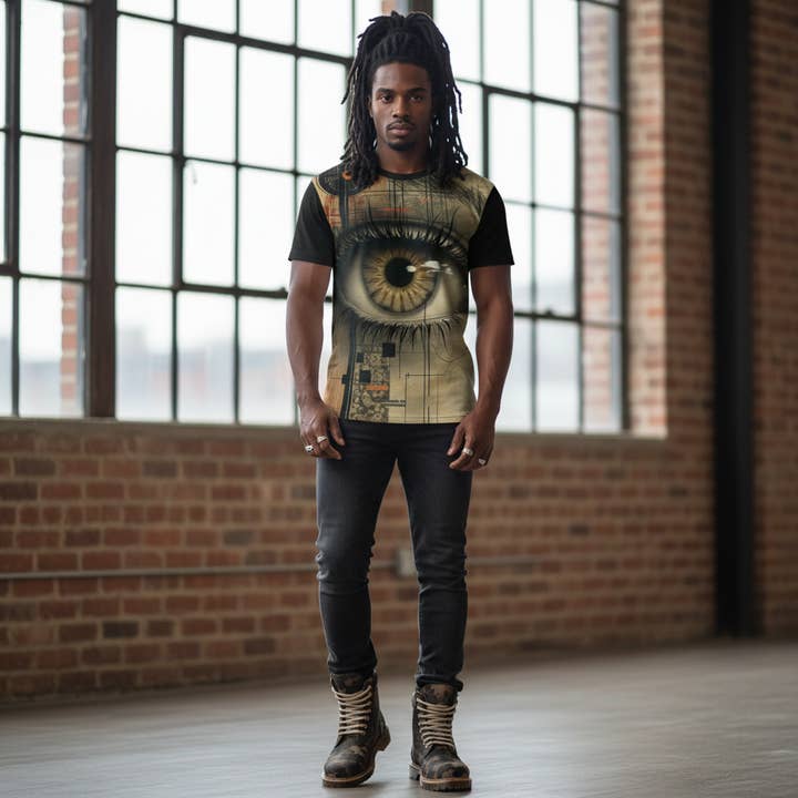 Auffälliges Unisex-T-Shirt, Künstlerisches Grafikshirt, AOP-T-Shirt, Einzigartiges Modetop, Geschenk für Kunstliebhaber für den Großhandel von Rich and Rich Homeopportunities L.L.C