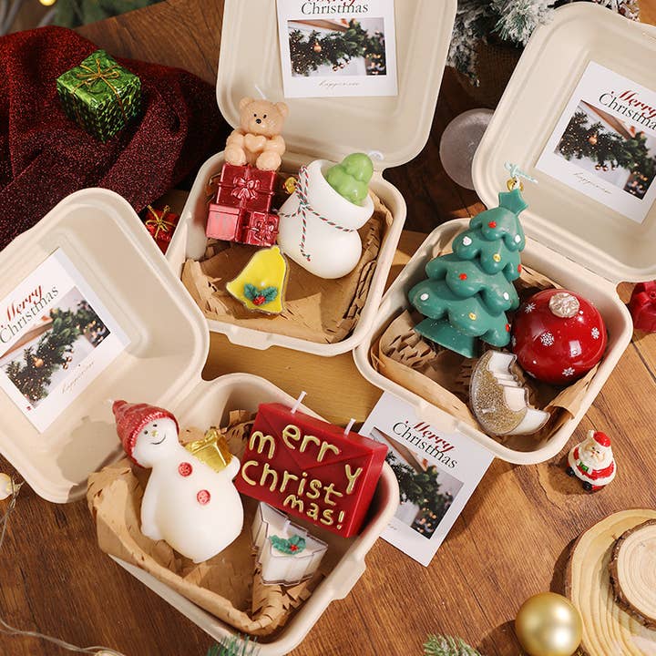 Coffret cadeau de bougie d'arbre de Noël peint à la main de style coréen et autres tendances Résultats pour coffret cadeau esthetique en vente B2B. Retours gratuits et paiement à 60 jours sur Faire sur Faire.