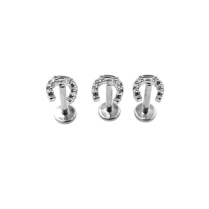 MYLENE ET FELIX - Wholesale Single Earring - Steel horseshoe piercing
