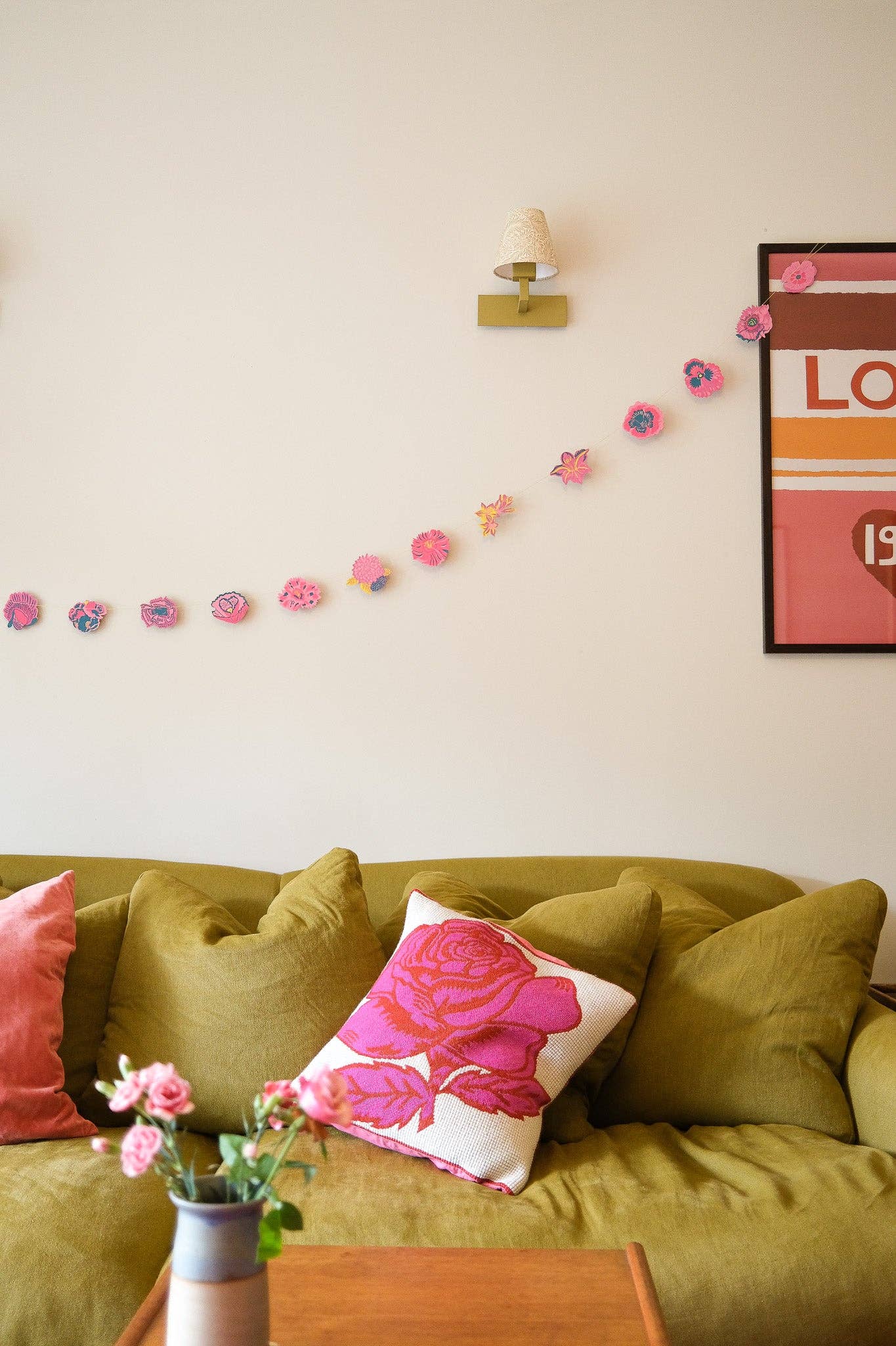 East End Press - Vente Fanion/guirlande - Guirlande Cousue de Jardin d'Été6