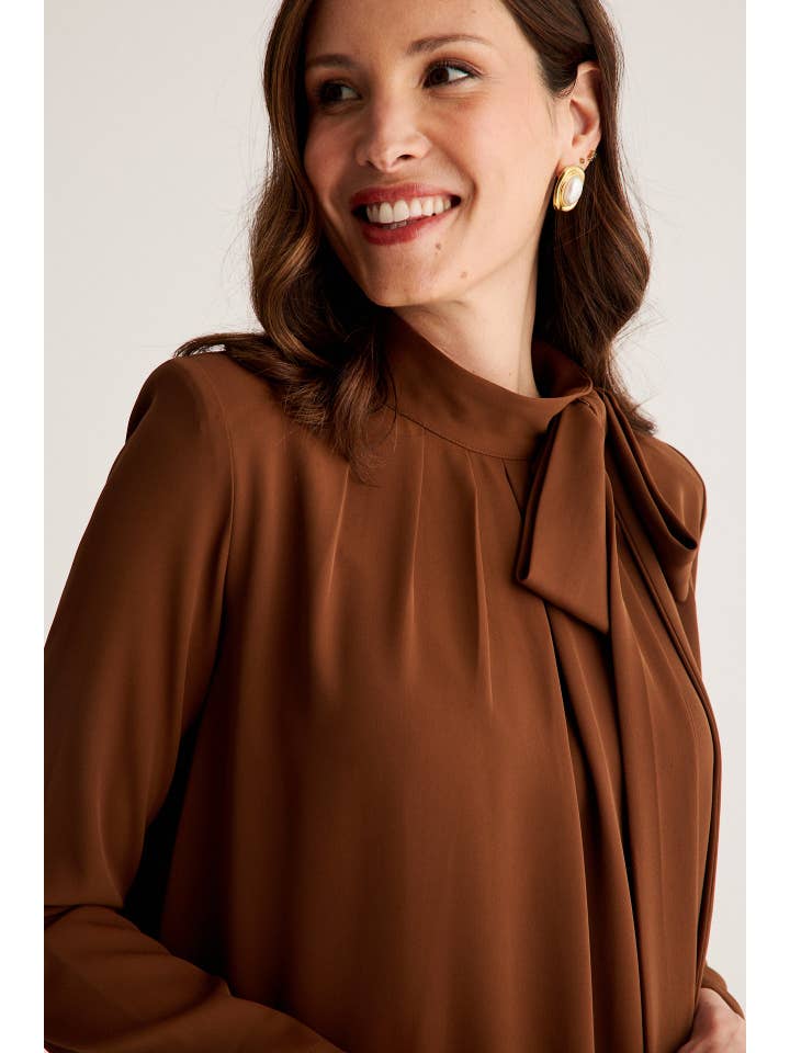 Bruna - Wholesale Blouse - Women's - Top Cory Choco · Allure ·2