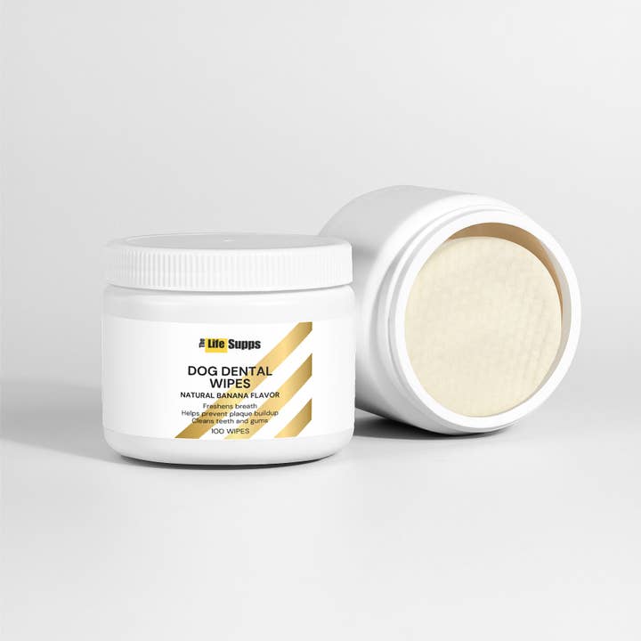 theLifeSupps.com - Wholesale Pet Grooming Aid - Dog - Dog Dental Wipes - Natural Ingredients for Fresh Breath & Clean Teeth3