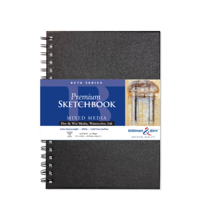 Exaclair - Vente Carnets de croquis - Stillman & Birn Carnet de croquis pour médias mixtes - Série bêta11