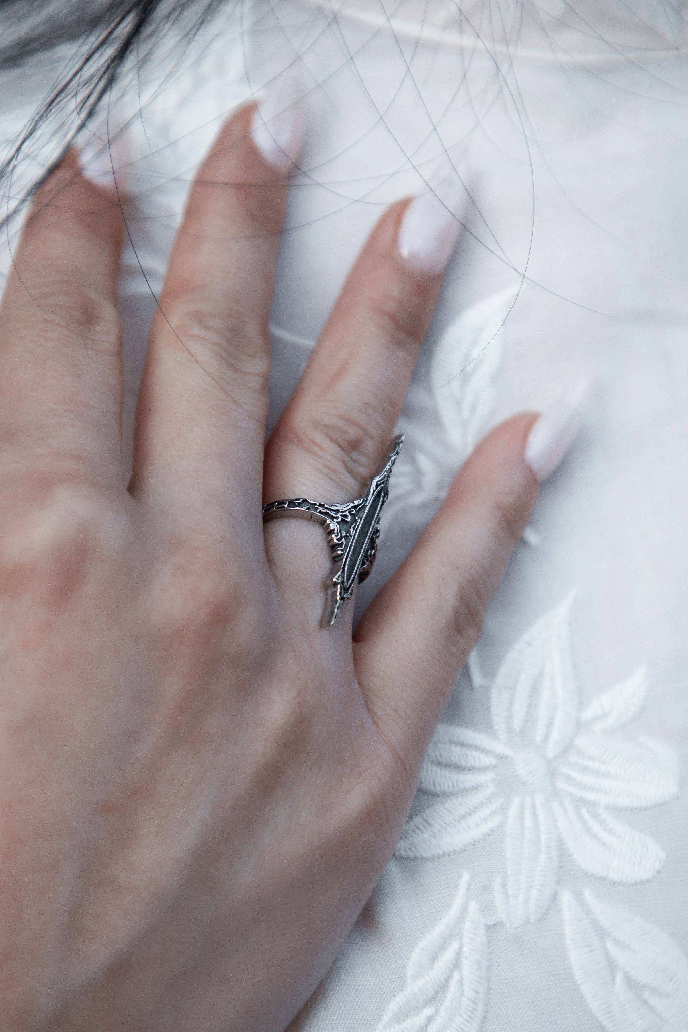 Lively Ghosts - Wholesale Cocktail/Statement Ring - Darkwater Ring4