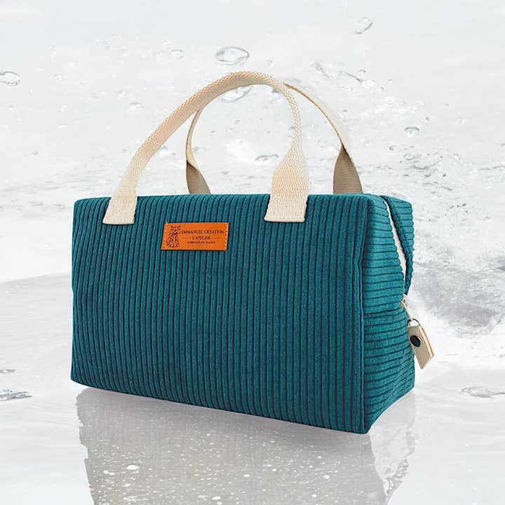 Emmanuel Création - Wholesale Cooler/Cooler Bag - Pack of 12 Ice Cube S insulated bags, "Corduroy"10