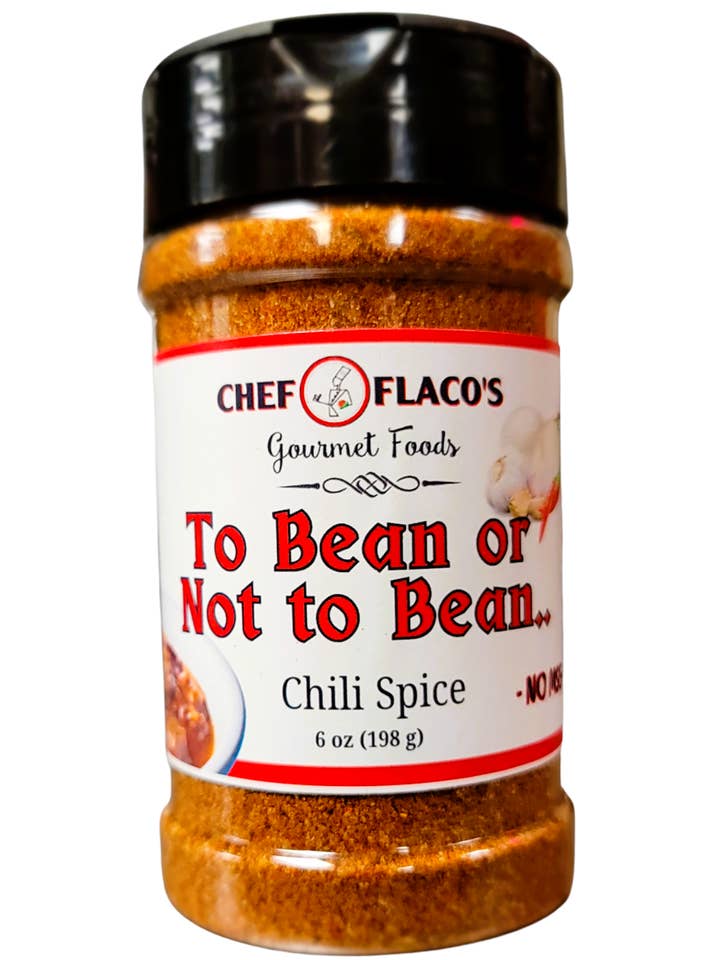 Les produits gastronomiques du Chef Flaco - Haricot ou pas haricot (chili) pour la vente par Chef Flaco's Gourmet Foods