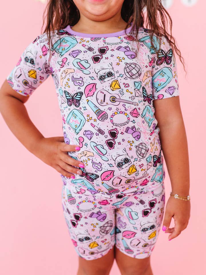 Kiki + Lulu - Wholesale Sleepwear Set - Kids - Look What You Made Me Snooze Kids Shorts Pajamas6