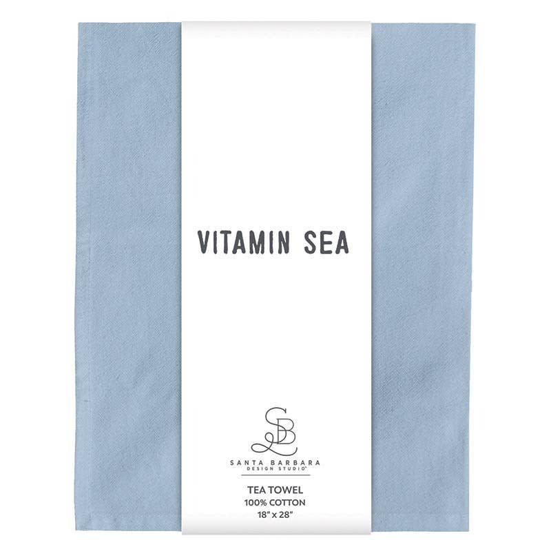 Santa Barbara Design Studio by Creative Brands - Wholesale Tea Towel - Face to Face Tea Towel - Vitamin Sea1